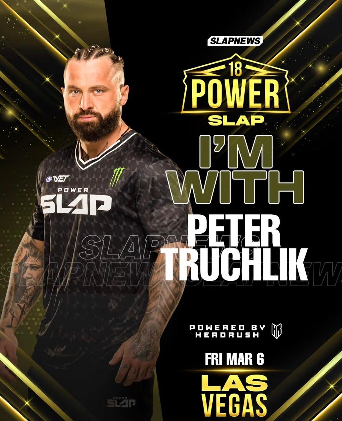 Peter Truchlik in SLAP FIGHTING CHAMPIONSHIP event. Sponsored by M&P Construction s.r.o.